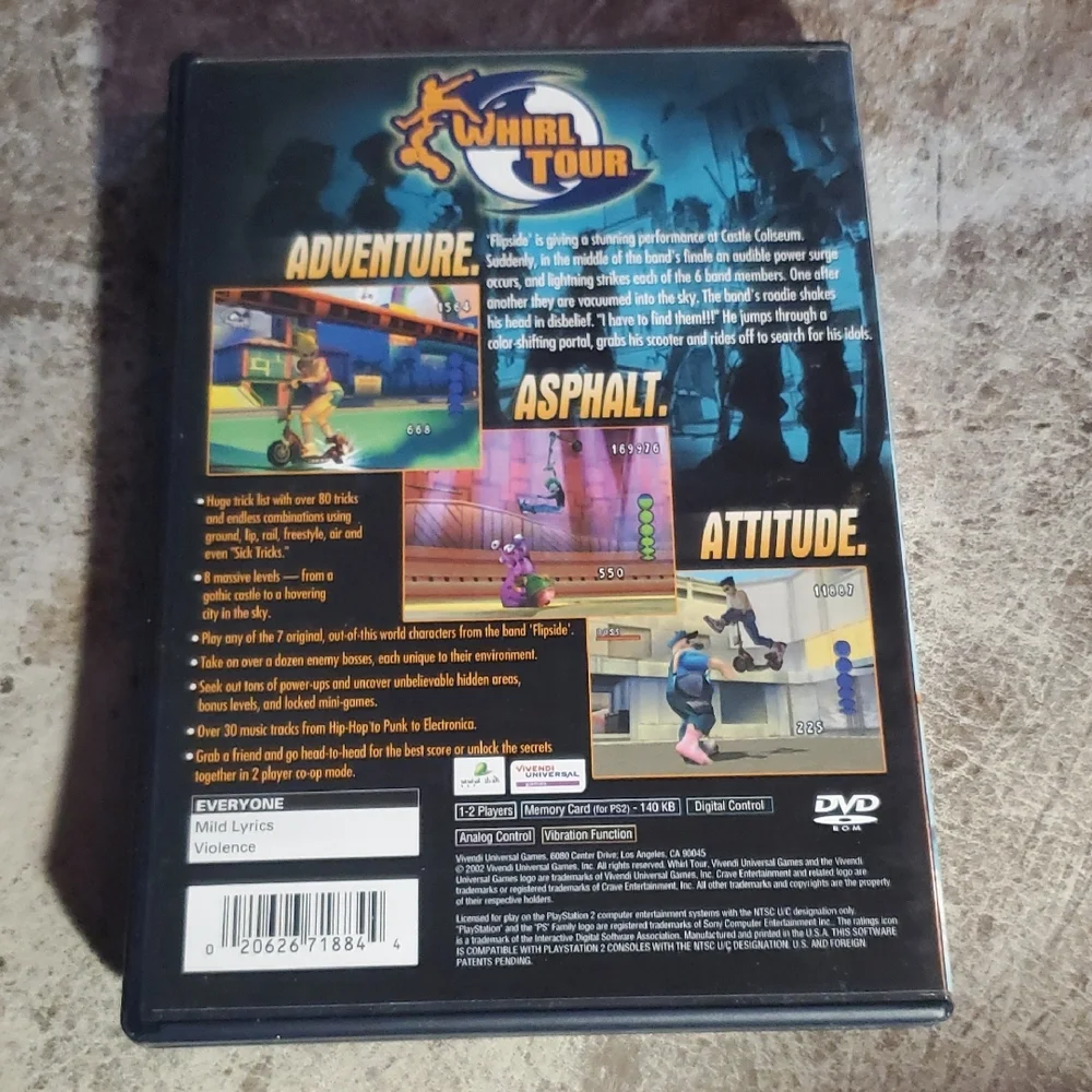 Sony PlayStation 2 Whirl Tour